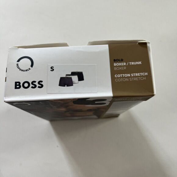 Hugo Boss Men's 3 Pack Classic Boxer Brief Organic Cotton Size Small - Picture 4 of 4